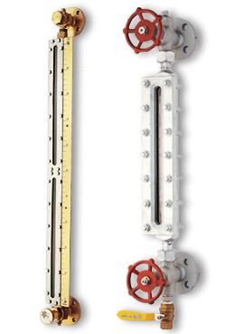 Flat type Glass level gauge